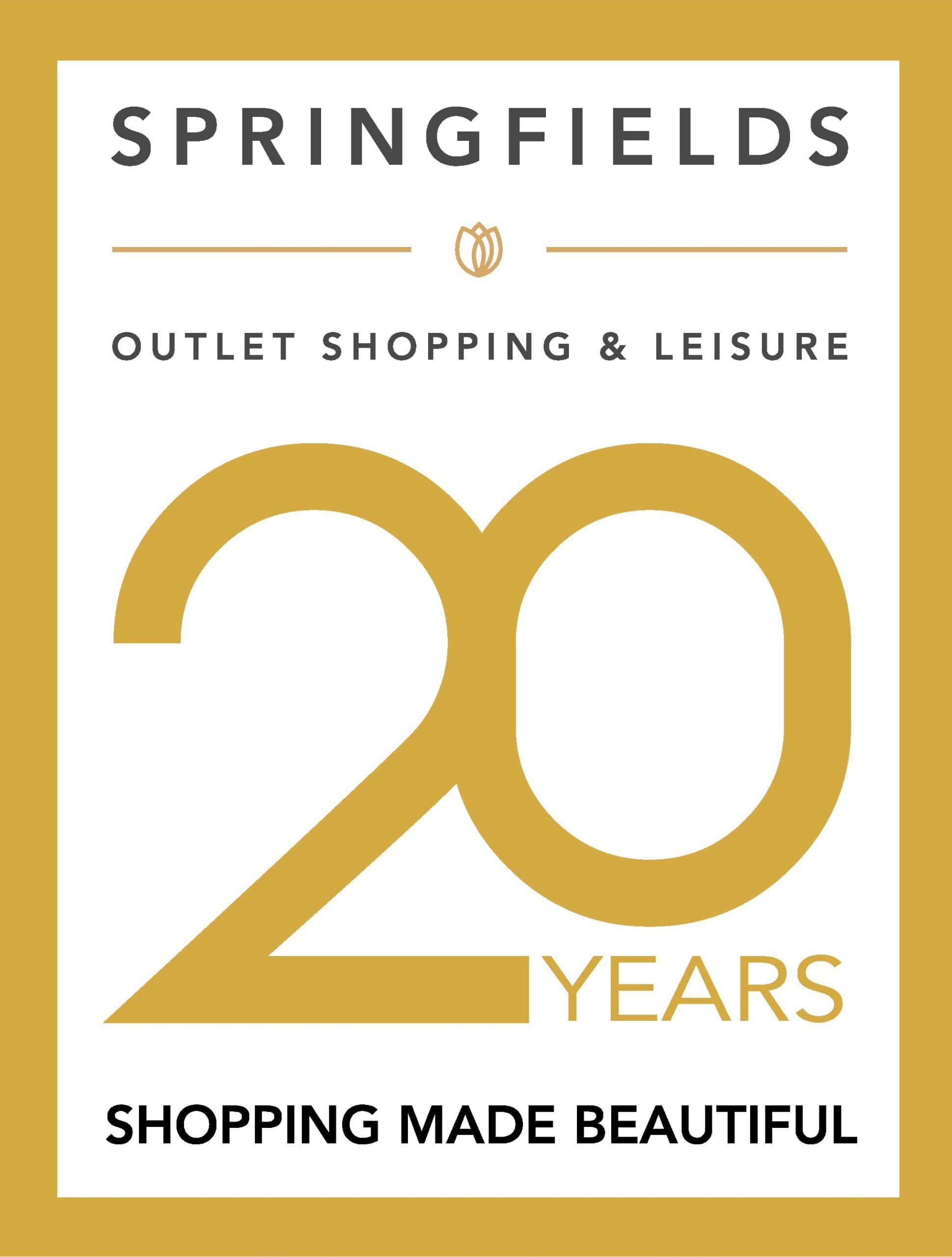 Springfields 20 Years Logo Springfields 20 Years Logo