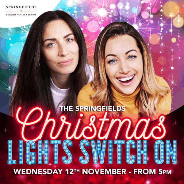 Springfields Christmas Lights Switch On