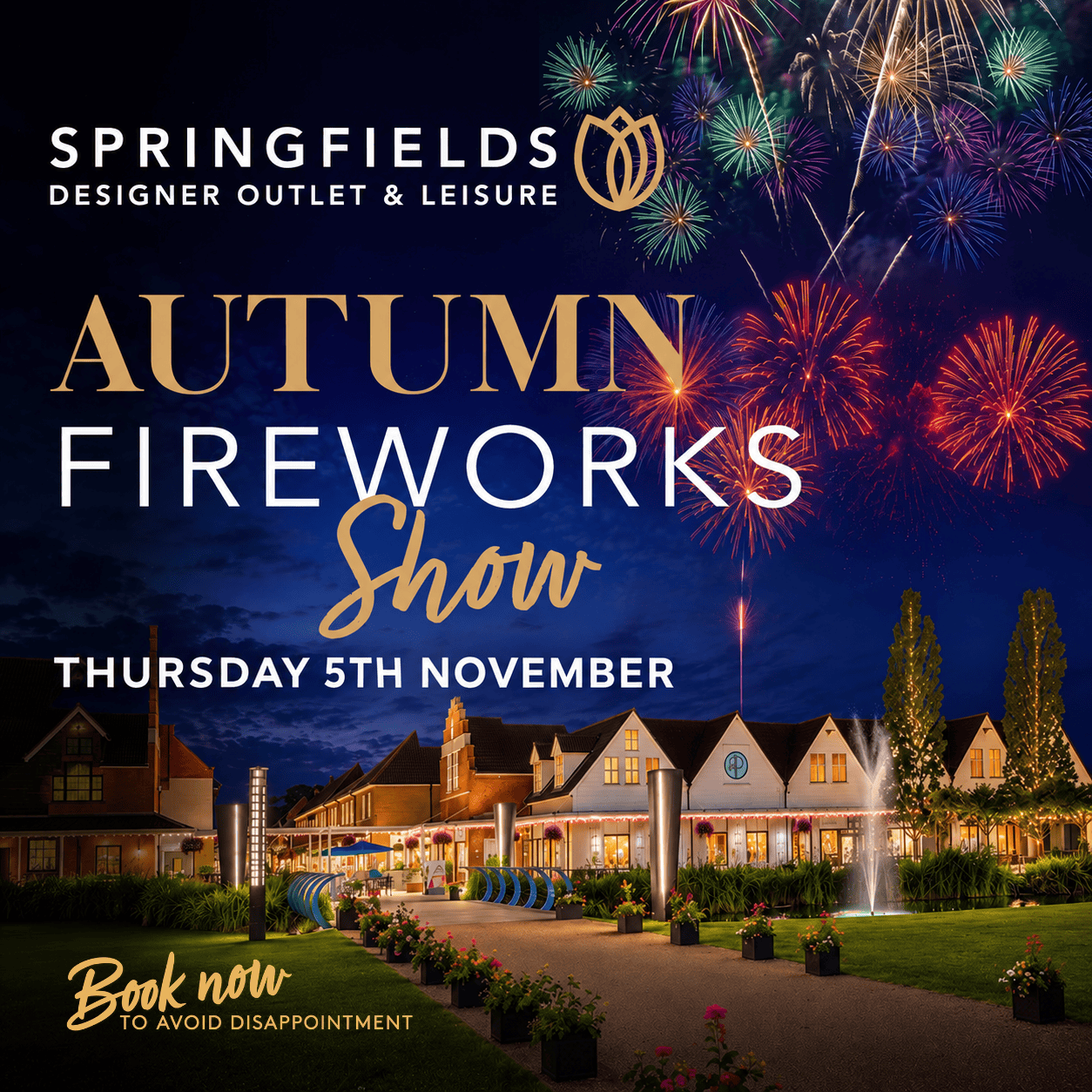 Springfields Autumn Fireworks